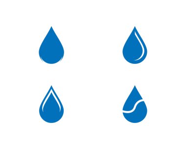 Soyut su damlaları sembolleri kümesi