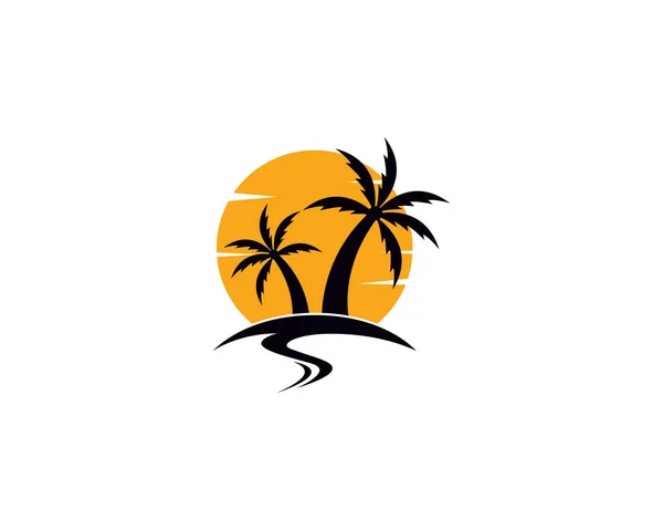 Εικονίδιο διανυσματικό λογότυπο καλοκαίρι — Διανυσματικό Αρχείο