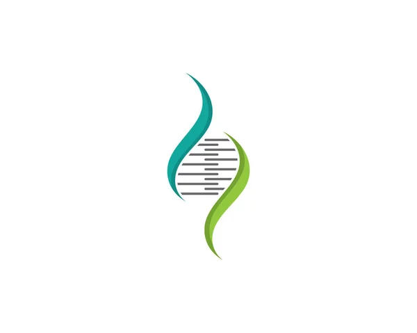 DNA, tanda genetik, elemen dan ikon ilustrasi - Stok Vektor