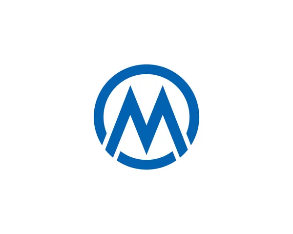 M Logo briefsjabloon vector — Stockvector