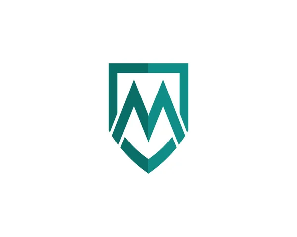 M Logo briefsjabloon vector — Stockvector