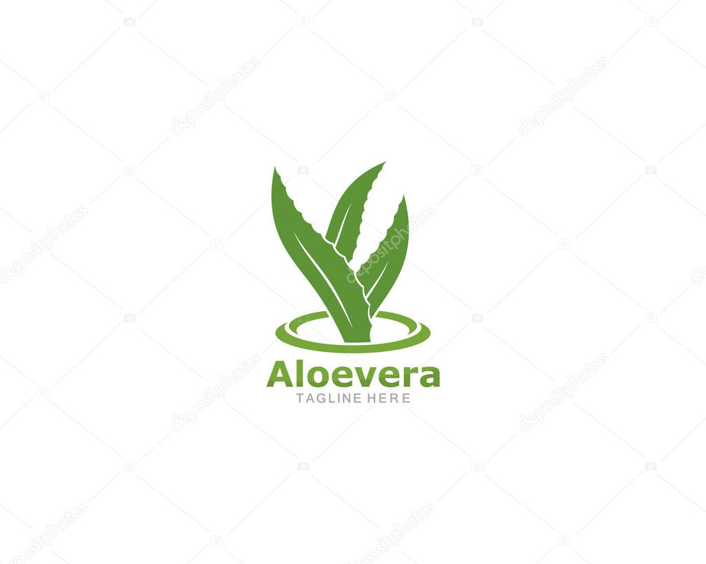 Set of aloevera logo template vector icon concept