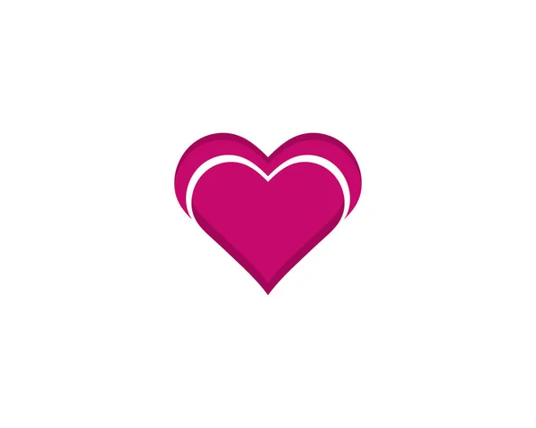 Logotipo amor vector icono ilustración diseño — Archivo Imágenes Vectoriales