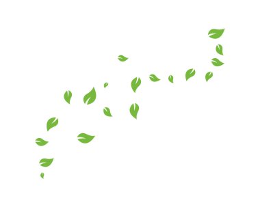 arka plan illüstrasyon soyut vektör yaprak şablon 