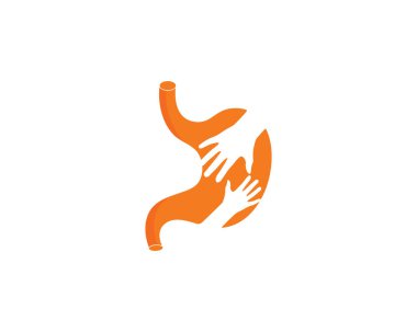 Mide bakım ikonu konsept vektör çizimi tasarladı