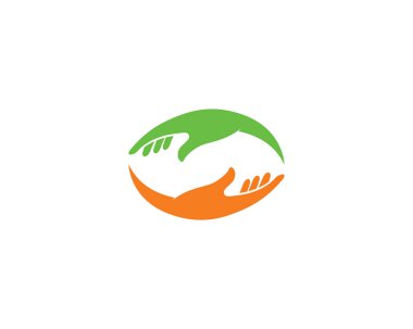 El bakımı logo şablonu vektör resimleme 