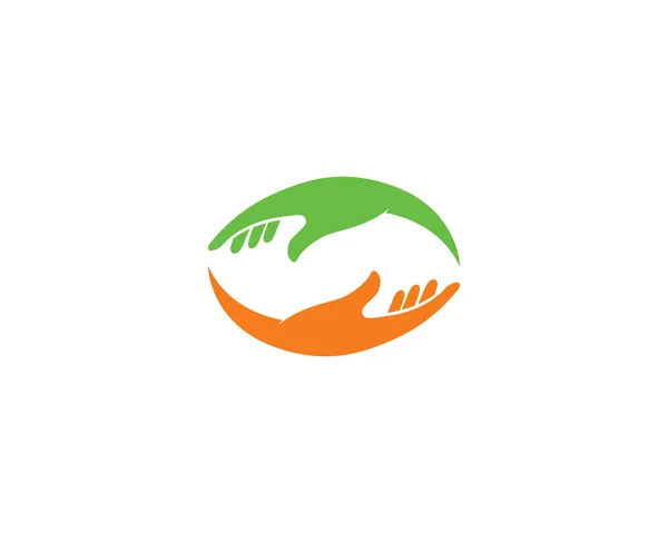 El bakımı logo şablonu vektör resimleme 