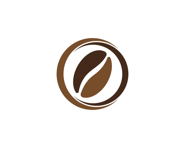 Vector granos de café plantilla vector icono ilustración — Archivo Imágenes Vectoriales