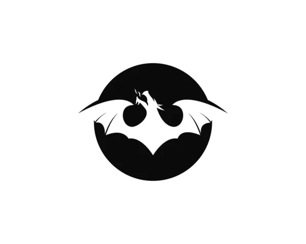 Modèle vectoriel logo Dragon ilustration vectorielle icône — Image vectorielle