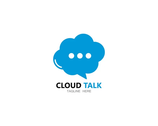 Cloud Talk logo vector illustratie — Stockvector