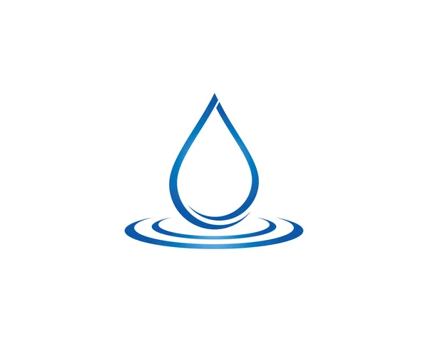 Water Drop Logo template vector icon illustration — Stock Vector