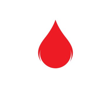 Kan Logo vektör simge tasarlamak