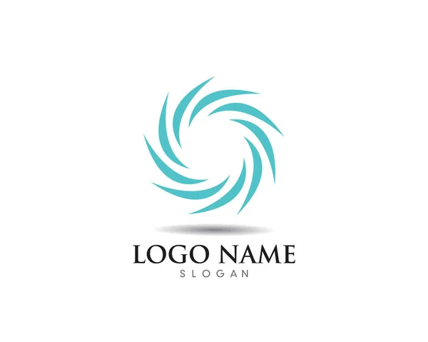 Circle logo vector template icon illustration — Stock Vector