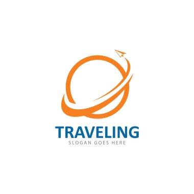 Seyahat logo vektör şablonu 