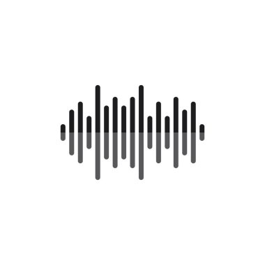 Ses dalgaları illüstrasyon vektör 