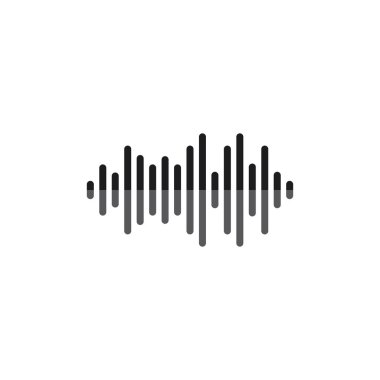 Ses dalgaları illüstrasyon vektör 