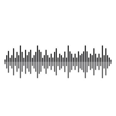 Ses dalgaları illüstrasyon vektör 