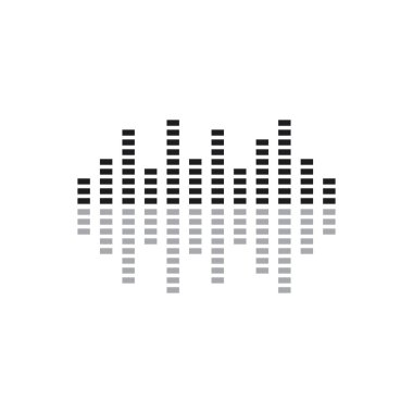 Ses dalgaları illüstrasyon vektör 