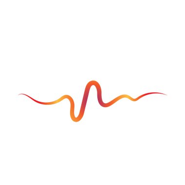 Ses dalgaları illüstrasyon vektör 