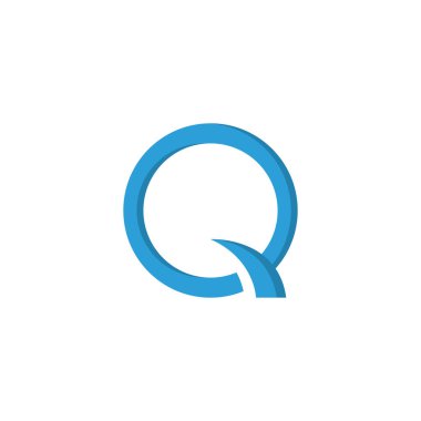 Q Letter logo şablon vektörü 