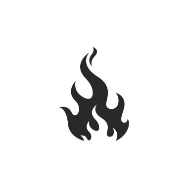 Yangın alev Logo şablonu vektör simge petrol, gaz ve enerji logo 
