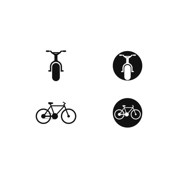 Bicycle logo vector icon illustration — Stock Vector
