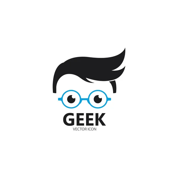 Geek-Logo, Vektorlogo — Stockvektor