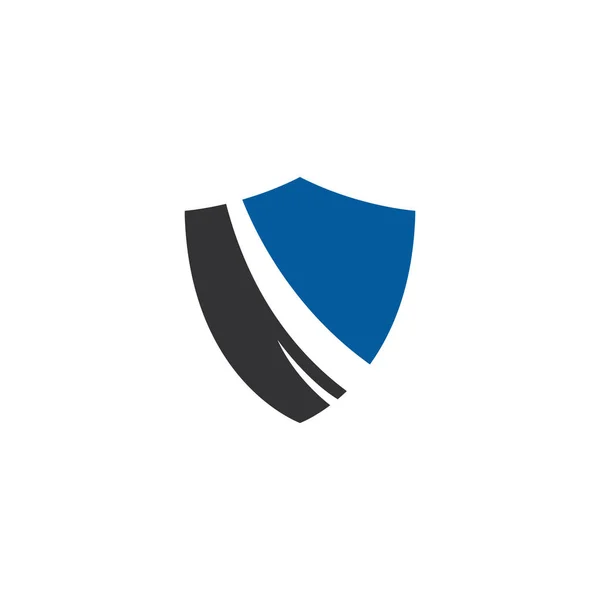 Kalkan sembolü logo şablonu vektörü — Stok Vektör