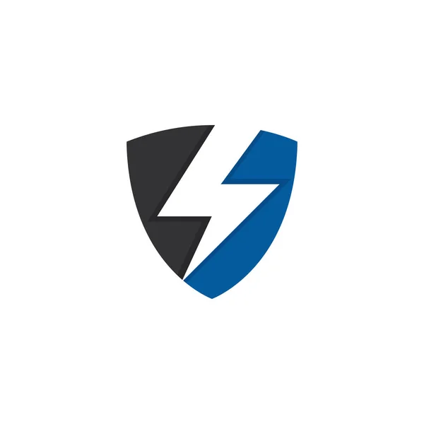 Kalkan sembolü logo şablonu vektörü — Stok Vektör