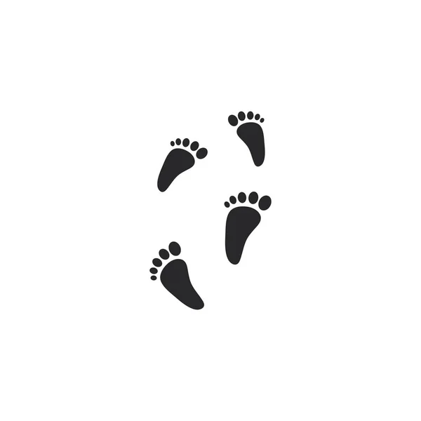 Foot template vector — Stock Vector