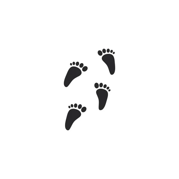 Foot template vector — Stock Vector