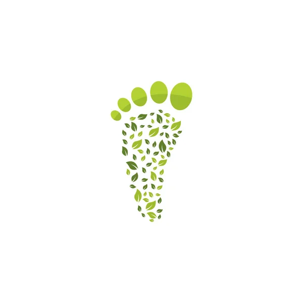 Modèle de logo soin des pieds design — Image vectorielle