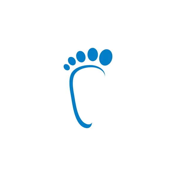 Diseño de plantilla de logotipo de cuidado del pie — Vector de stock