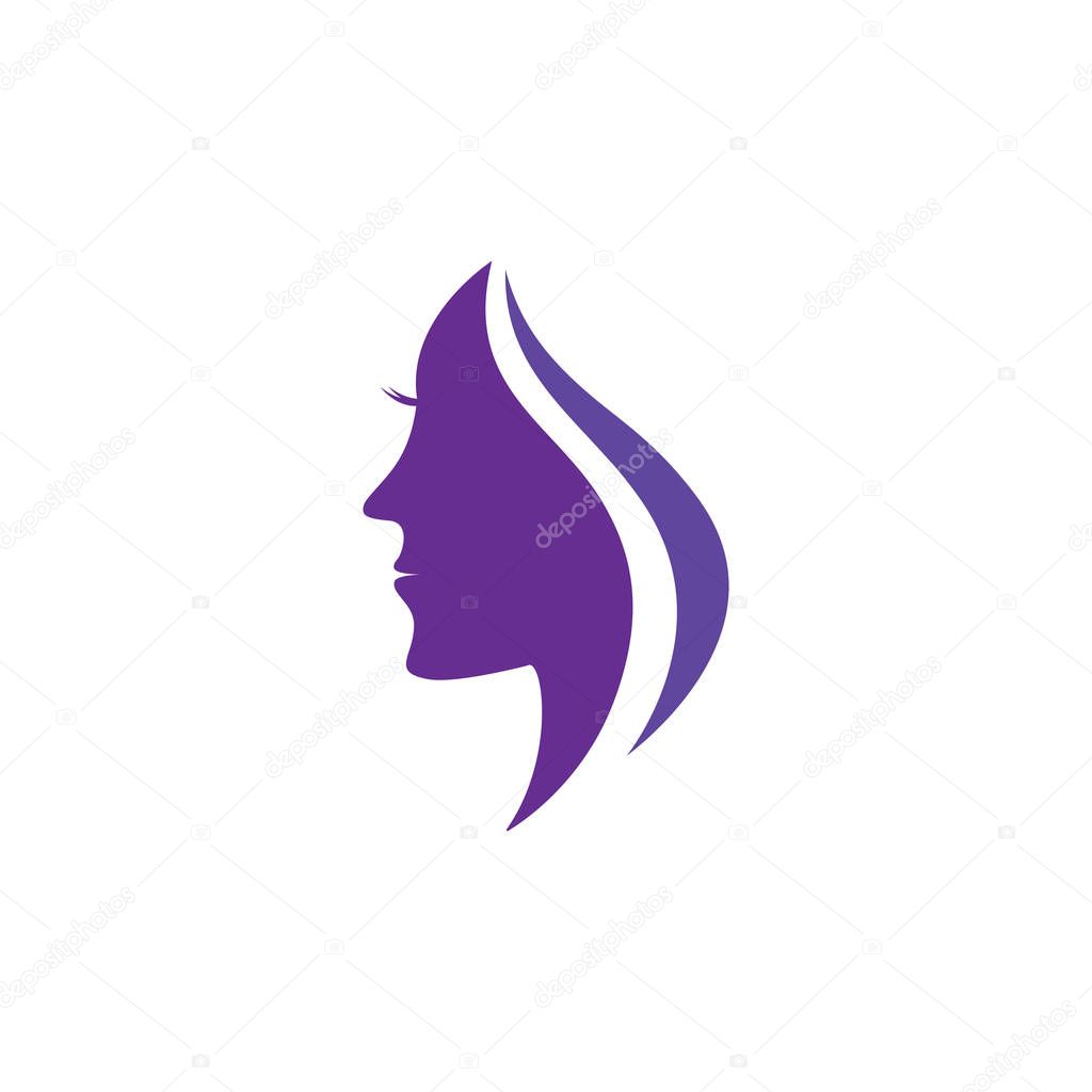 Beauty Women Icon Logo Template 