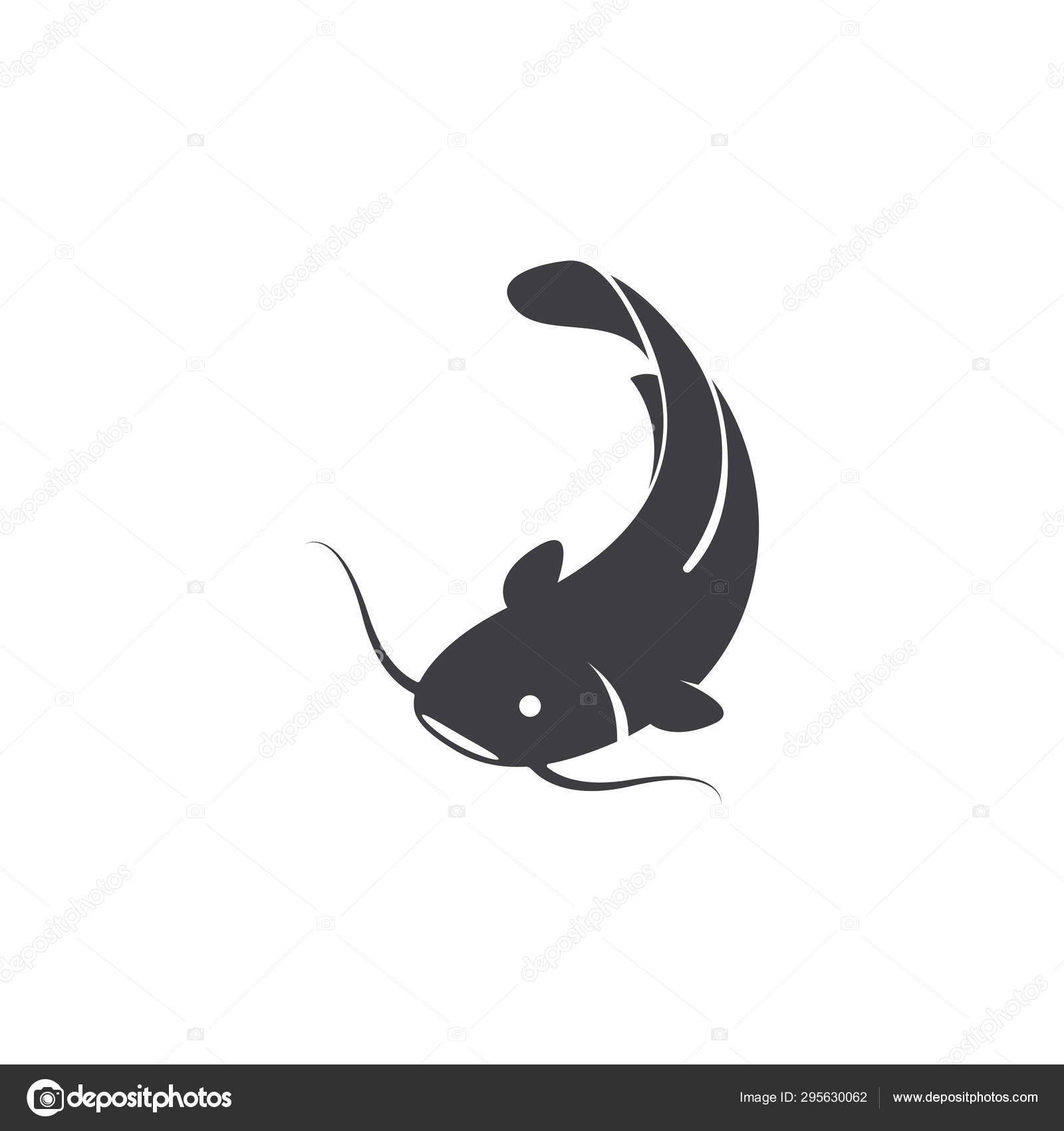 Catfish Logo Template Vector Icon Illustration Vector Image By C Uminurwakhidah875 Vector Stock 295630062