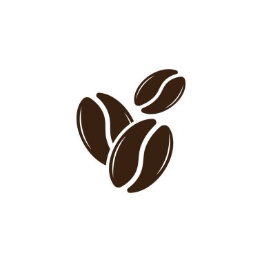 vektör kahve fasulye illüstrasyon vektör şablon 