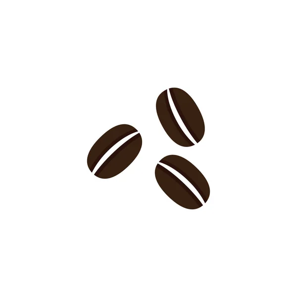 Vector granos de café plantilla vector icono ilustración — Vector de stock