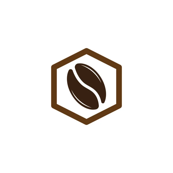 Vector café logotipo plantilla vector icono ilustración — Archivo Imágenes Vectoriales