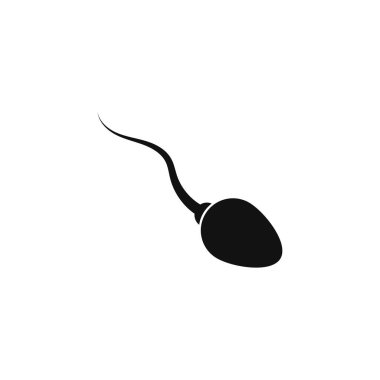 Sperm / Spermatozoa vektör logo simgesi resim 