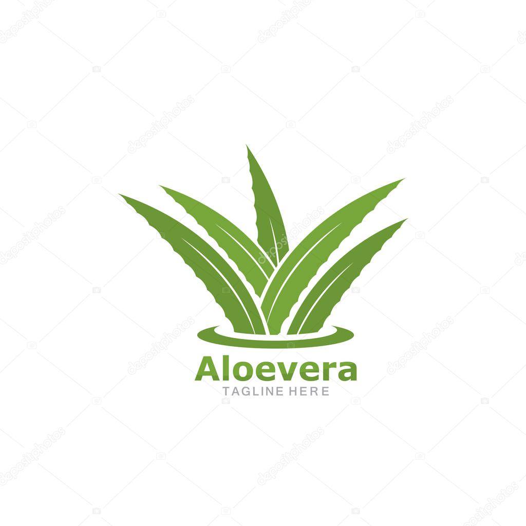 Set of aloevera logo template vector icon concept