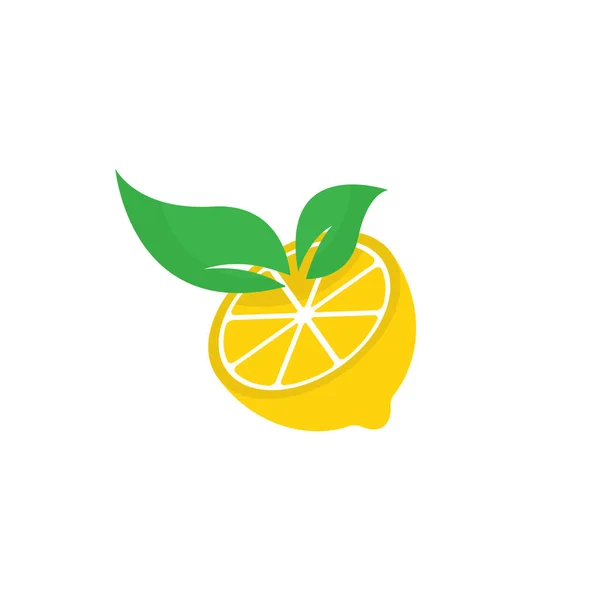 Σύνολο από λεμόνι φρούτο λογότυπο διανυσματικό πρότυπο εικονίδιο εικόνα — Διανυσματικό Αρχείο