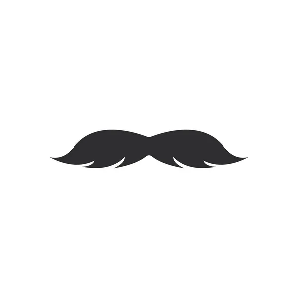 Mustasch logotyp mall vektor — Stock vektor