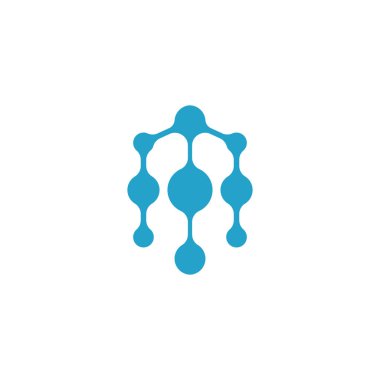 Metaball şablonu logo tasarım vektörü