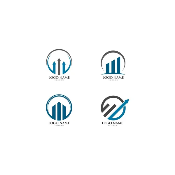 Modèle de logo professionnel Business Finance vecteur — Image vectorielle