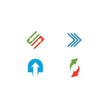 Ok vektör resimleme simgesi Logo Şablonu