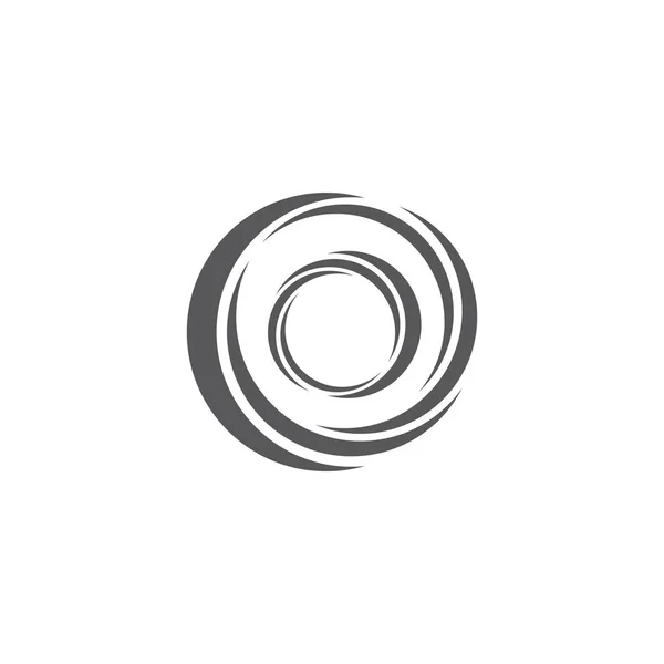 Abstrakt cirkel logotyp vektor mall ikon Illustration — Stock vektor