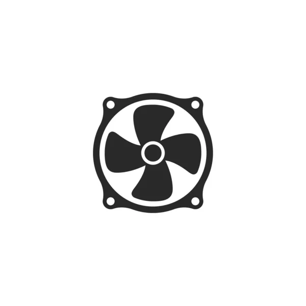 Illustrazione dell'icona vettoriale del ventilatore — Vettoriale Stock