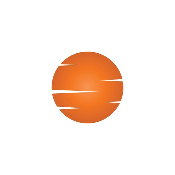 Sol Icono del logotipo Vector ilustración — Archivo Imágenes Vectoriales