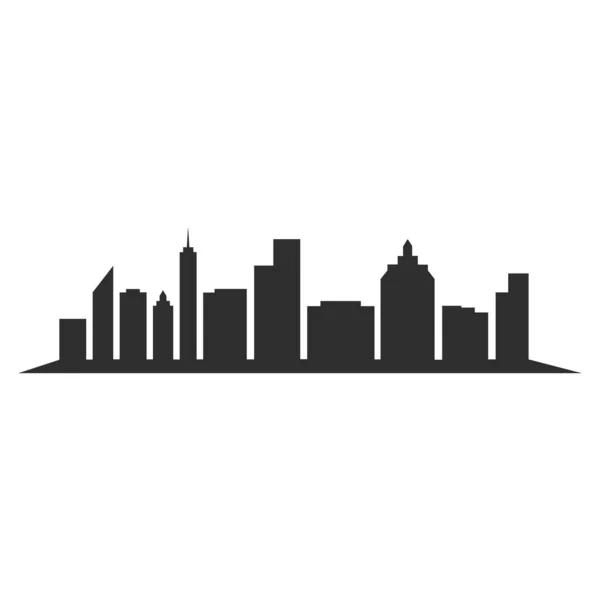 Modern city skyline concept vector illustration — Stock Vector