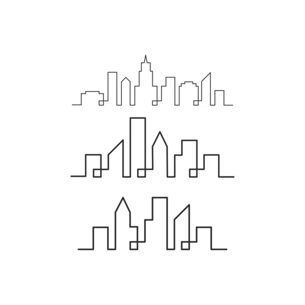 现代城市天际线概念矢量图解 — 图库矢量图片